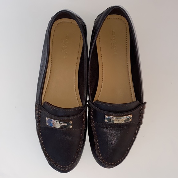 Coach | Fredrica | chestnut leather loafer | size 7 - Picture 2 of 13